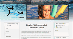 Desktop Screenshot of connectedsports.at